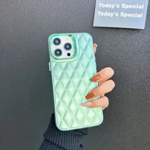 Protección de lente de galvanoplastia Impresión personalizada IMD Funda protectora de teléfono de TPU para iPhone 11 12 13 14 15 Pro Max