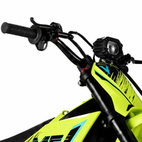 Moto tout-terrain électrique Enduro EM5 Pro 5600W 52MPH pour adultes, 60V 27Ah Lithium, 240Nm, suspension double 17/14 pouces, IPX6, rapide