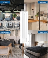 Ampoules de rechange en forme de H 18W pour lampes anti-moustiques d'intérieur et d'extérieur avec base à 4 broches pour usage domestique