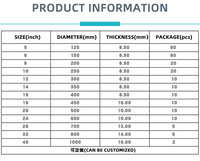 Schwerlast-Aluminiumlegierung Runder Esstisch Lazy Susan Drehplatte 360 Grad Rotation Kugellager für Küche und Restaurant