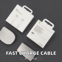 Chargeur rapide PD 60W en gros, câble de charge USB C vers C tressé en nylon/PVC, synchronisation des données, 3 pieds/6 pieds pour téléphone 15/16 avec boîte