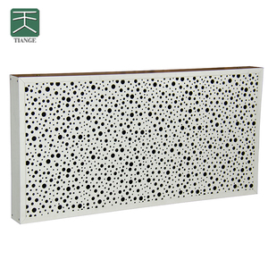 TianGe forma personalizzata riempito Owens Corning in fibra di vetro Acustico Absorber deflettore soffitto sospeso piastrelle <span class=keywords><strong>pannelli</strong></span> acustici per ufficio - Product Image 4