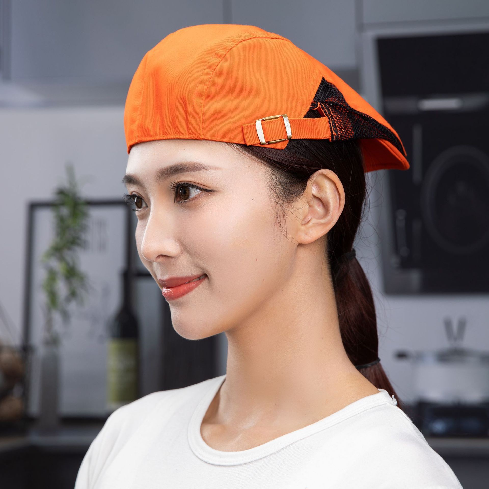 Maille respirante orange réglable