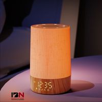 Réveil personnalisé avec bruit blanc IBN, générateur de sons naturels, fonction snooze, simulation du lever/coucher du soleil, aide au sommeil 24H