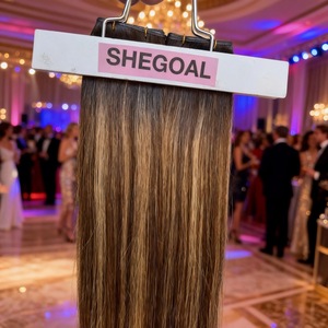 Extensioni per capelli Premium Genius Weft 100% umani, per intrecciare, con cuticole allineate, possono essere decolorate in biondo <span class=keywords><strong>chiaro</strong></span> - Product Image 2