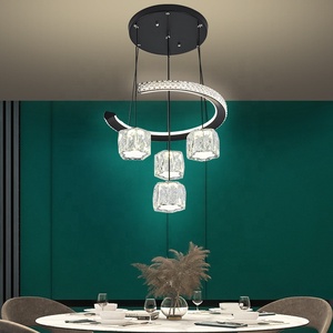 Luci di cristallo di lusso lampadari a LED luce pendente moderno soffitto appeso lampadario per la casa soggiorno tavolo da pranzo illuminazione - Product Image 1