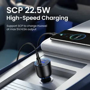 [สินค้าใหม่] UGREEN ที่ชาร์จในรถยนต์ 130W รองรับ Quick Charge 4.0 3.0 PD ชาร์จเร็ว USB Type C สำหรับ iPhone 15 14 13 Pro แล็ปท็อป แท็บเล็ต - Product Image 4