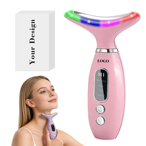 Facial Massager Device USB Rechargeable Skin Tool 4 Modes for Face Neck Lifting Anti Aging Home Skincare - Product Image 1