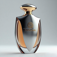 Flacons de parfum vides en verre personnalisés, couleur personnalisée, 50 ml, 100 ml, avec vaporisateur pompe, joint et forme personnalisée