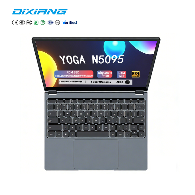 Factory Wholesale Brand New Laptop 2.5K N5095 Yoga Touch Laptop with 13.5 Inch RAM 12GB 128GB Business Laptop Notebook Computer