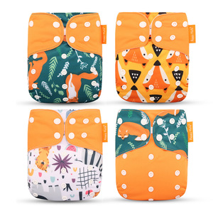 Happyflute Couche lavable et <span class=keywords><strong>réutilisable</strong></span> en tissu <span class=keywords><strong>écologique</strong></span> suédé avec poche, couches pour bébé, vente en gros personnalisée en usine - Product Image 1