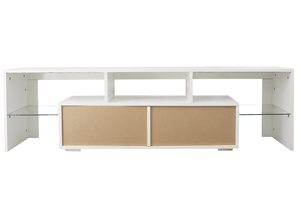 Modern Wood TV Stand with Adjustable Storage Shelves and TV Lift Fits 60-64in TVs for Living Room Hotel or Office - Product Image 5