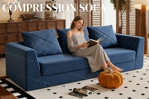 Modern Fabric <strong>Sofa</strong> <strong>Bed</strong> <strong>Bed</strong> Modular Couch Compress <strong>Sofa</strong> Luxury Modern Foam Furniture Compressed <strong>Sofa</strong> Set Foam Sectional Vacuum - Product Image 4