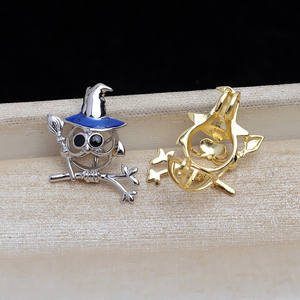 Accesorios de Plata S925 para DIY, 8mm 10mm, Sin Perforación, Colgante de Cabeza de Mujer, Estilo Mago o Bruja, 5090 Cuentas para Fabricación de Joyería - Product Image 3