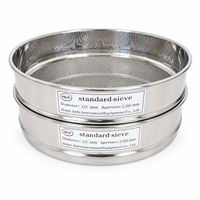 Stainless Steel Soil Sieve For Sand Testing ASTM Compliant Metal Equipment