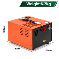 Compresseur d'air portable TUXING haute pression 4500psi 300bar 30mpa DC 12V 110V 220V sans huile pour paintball, chasse, PCP, mini-bouteille de plongée