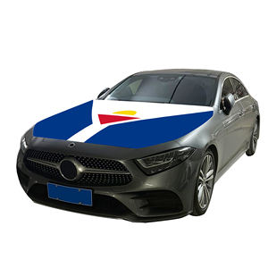 Venta al por mayor 120x150cm Saint Martin Car Hood Covers Durable y resistente al desgaste Motor Hood Flag Banners hechos de seda de poliéster - Product Image 3