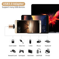 Personnaliser OEM Logo Micro USB Vers USB OTG USB 3.0 Connecteur Micro OTG Adaptateur