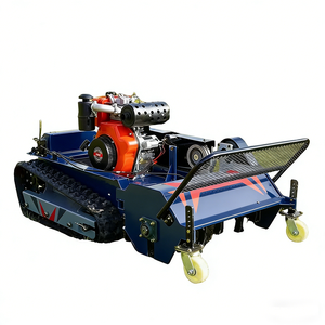Spedizione Gratuita - Rasaerba Semovente Cingolato per Giardino, Macchina Falciatrice Rotante Telecomandata per Ogni Terreno, Disponibile per la Vendita - Product Image 2