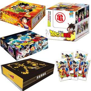 Ensemble complet de figurines d'<span class=keywords><strong>anime</strong></span> Dragon Balls, cartes SSR en gros, barrage de bronzage, cartes flash Dragon-Balls Z, boîte de booster - Product Image 1