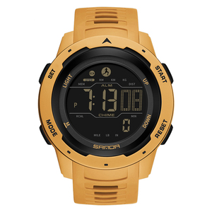 SANDA Fashion Outdoor Sport Watch uomo orologi multifunzione sveglia Chrono 5Bar orologio digitale impermeabile reloj hombre 2145 - Product Image 3