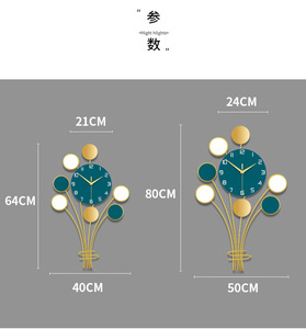 Đồng Hồ Nghệ Thuật Bóng Bay Lãng Mạn MDF Sáng Tạo Đồng Hồ Treo Tường Nhà Hàng Bằng Kim Loại Cá Tính Sáng Tạo <span class=keywords><strong>3d</strong></span> - Product Image 5