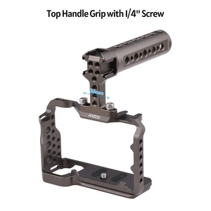 Andoer Cage pour appareil photo + poignée supérieure + poignée latérale Cage pour appareil photo en métal Poignée supérieure multifonctionnelle pour <span class=keywords><strong>Sony</strong></span> <span class=keywords><strong>A7C</strong></span> - Product Image 2