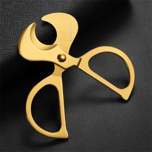 OEM Custom Premium Multifunctional Durable Stainless Steel <b>Black</b> Cigar Scissors Portable Cutting Knife Cutter <b>Mini</b> Accessories - Product Image 2