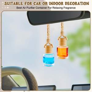 Bouteille d'aromathérapie de voiture en verre Hotsale 10ML pour bouteille de parfum vide d'aromathérapie cosmétique - Product Image 4