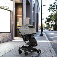 Poussette Bébé 4-en-1 de Luxe Haute Qualité, Multifonctionnelle, Rotation à 360 Degrés, pour Voyage