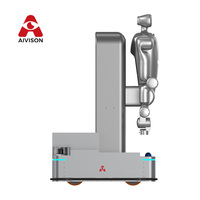 Chasis de Robot Humanoide Omnidireccional con Brazos Dobles de 7 Grados de Libertad, Láser SLAM, Plataforma Móvil AMR Autónoma para Almacenes