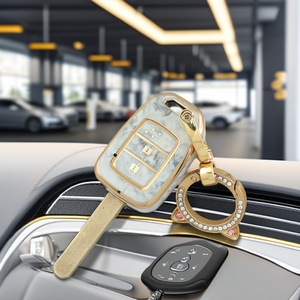 Para <span class=keywords><strong>Honda</strong></span> Fashion Soft TPU Key Case Skins Ajuste preciso Accesorios remotos para Accord Civic <span class=keywords><strong>LX</strong></span> Coches compatibles - Product Image 3
