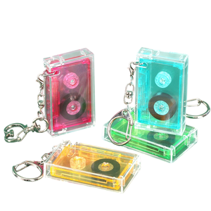 Llavero Mini NFC para Amantes de la Música, Llavero Personalizado con Diseño de CD, Cassette, Vinilo, Reproductor de CD KPOP - Product Image 1
