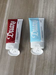 หลอดเครื่องสำอางแบบฝาพับสีแดงและสีฟ้าอ่อนกำหนดเอง OEM ODM สำหรับผลิตภัณฑ์ดูแลผิวพิมพ์ <span class=keywords><strong>duang</strong></span> และบรรจุภัณฑ์รองพื้น - Product Image 4