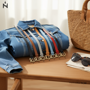 Cinturón de Cuero PU con Hebilla de Serpiente de 3 cm, Cinturón de Moda para Hombre y Mujer - Product Image 2