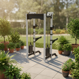 Máquina Smith Entrenador Multifuncional 3 en 1 para Gimnasio Comercial <span class=keywords><strong>con</strong></span> <span class=keywords><strong>Rack</strong></span> de Sentadillas y Sistema de <span class=keywords><strong>Poleas</strong></span> - Product Image 4