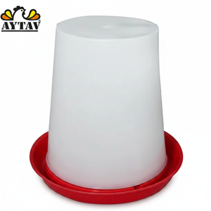 AYTAV 302302 6 Lt. Animal Drinker Chicken Rabbit Farming Durable Stainless Steel Plastic Components New 1 Year Warranty Tested - Product Image 2