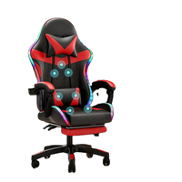 Chaise de Gaming Premium RGB Ergonomique avec Massage, Éclairage LED, Repose-Pieds, Style Racing pour PC – Vente en Gros