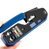 Outil électronique multifonctionnel pour le réseau, pince à sertir, dénudeur de câbles pour connecteur RJ45 Cat6 Cat5E Cat5 RJ11 RJ12
