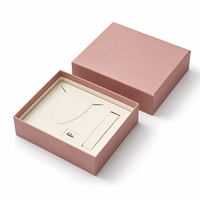 Boîte cadeau rigide pour bijoux sur mesure, emballage en carton de luxe avec insert pour collier, bague, bracelet et montre