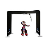 Huanyji Support rotatif à 360° en alliage d'aluminium facile à assembler pour appareils photo reflex numériques, iPad, smartphones, cabine photo, impression en libre-service 12-15