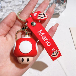 Mignon <span class=keywords><strong>Mario</strong></span> <span class=keywords><strong>Bro</strong></span> 3D PVC Porte-clés pour les cadeaux de fête - Product Image 2