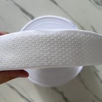 Ceinture élastique blanche disponible à impression par sublimation, rouleau de bande en silicone personnalisé antidérapant pour cuissard de cyclisme, cuissard à bretelles