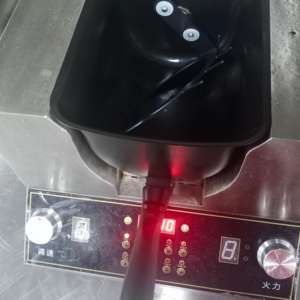 SEMIKRON 3500W Olla de Acero Inoxidable Tipo Granada, Nueva Olla Comercial Multifunción de Sobremesa para Arroz Salteado, Electromagnética y Automática - Product Image 5