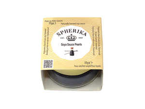 55G Bocal En Verre Spherika Sauce De Soja Perles Pour Cuisine Moléculaire Caviar Fruit 50% Pureté Sauce De Soja Perles - Product Image 3