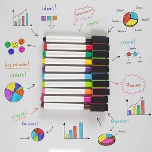 Wholesale Durable Refillable Whiteboard Marker <b>Pen</b> with <b>Erase</b> and Magnet for Office - Product Image 2