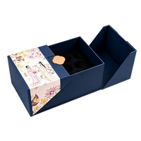 Boîte rigide personnalisée pour cadeau de fleurs éternelles, emballage de luxe pliable, impression quadricolore, pelliculage UV sélectif, gaufrage, boîte en carton
