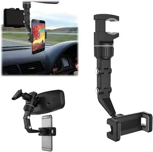 High Quality Rearview Mirror Universal Car Phone Holder Car Rear View Mirror Mount Phone Holder and GPS Holder