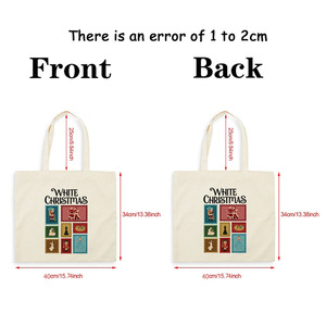 Borsa Tote in Tela Resistente con Motivo 'Non Esistono Mai State Così Devote tra Sorelle' Vintage Personalizzata Riutilizzabile da Donna per lo Shopping - Product Image 2
