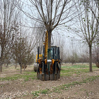 Transplanteur d'arbres haute performance et machine à creuser les arbres, adapté au jardinage, à l'agriculture, pelle à arbres pour excavateur